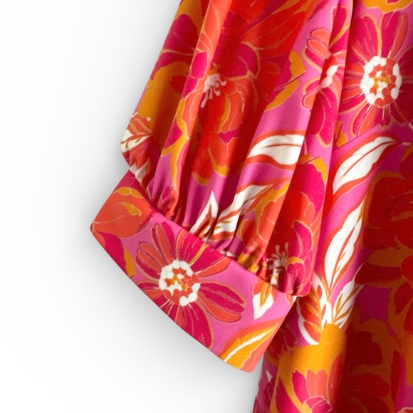 JUDE CONNALLY EMERSON LIGHTWEIGHT JUDE FLORAL DRESS SZ M - Picture 4 of 5